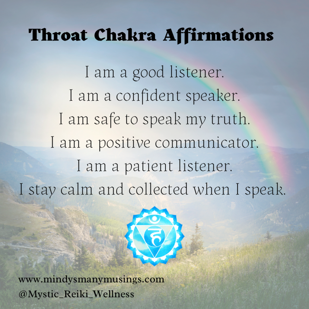 Throat Chakra Affirmations