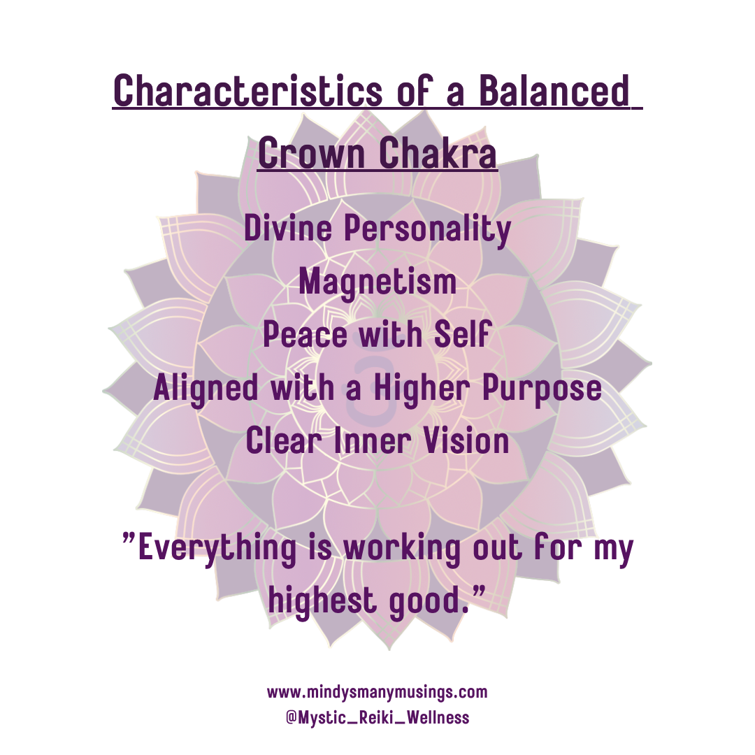 Balanced Crown Chakra * Mystic Reiki Wellness